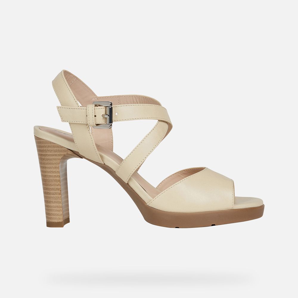 Geox Sandals Beige Annya - Geox Womens Shoes - XHGWFE271